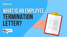 Employee Termination Letter EXPLAINED