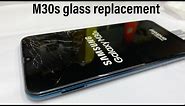 samsung galaxy M30s | glass only replacement | rebuild broken phone | Restoration smartphone
