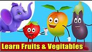 Lets Learn Fruits & Vegetables - Preschool Learning