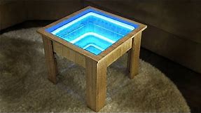 How To Make Infinity Mirror Coffee Table? DIY Table
