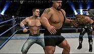 WWE John Cena World Title Win #5: WrestleMania 25 - Big Show vs Edge vs John Cena (SVR 2010)