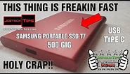 SAMSUNG T7 Portable SSD 500GB Review | JoeteckTips