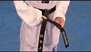 How to tie your Taekwondo Belt Correctly.