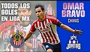 TODOS los 132 goles de OMAR BRAVO con CHIVAS en Liga MX