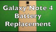 Galaxy Note 4 Battery Replacement How To Change