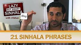 Learn Sinhala Language Video: 21 Sinhala Phrases You Absolutely Must Know!