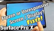 Microsoft Surface Pro X: Stuck, Frozen or Unresponsive Screen? Fixed!