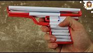 How to Make a Simple Airsoft Gun - (Paper Pistol)