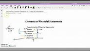 Elements of Financial Statements | Five Elements of Financial Statements | Accounting Basics-04