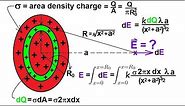 Physics 36 The Electric Field (9 of 18) Disc of Charge