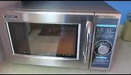 Sharp R-21LCFS commercial microwave oven review