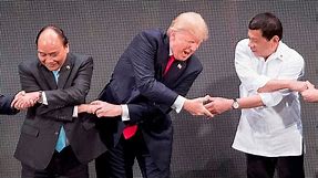 Trump's most awkward moments of 2017 | The Washington Post