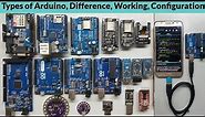 Arduino Types, difference, Configuration, working, Comparison Guide | Roboticmind