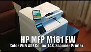 HP Color LaserJet MFP M181 FW with ADF Review, Setup & Mobile Print