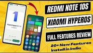 OMG Redmi Note 10S HyperOS Update, Full Features Review, Install All HyperOS Features In India