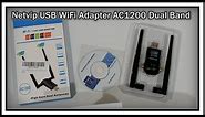 Netvip USB WiFi Adapter AC1200 Dual Band 5.8G 867Mbps/2.4G 300Mbps FULL REVIEW