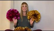 How to Fluff Up Cheerleading Pom Poms