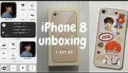 Aesthetic iPhone 8 unboxing in 2021 📦📱// iPhone from shopee philippines ☁️
