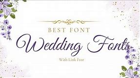 Best 20 Wedding Fonts Oktober 2022 With Link Free