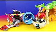 Sonic The Hedgehog Toys Sonic Boom launcher Burnbot Dr. Eggman Orbot Cubot Knuckles Tales