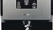 KBice Self Dispensing Countertop Nugget Ice Maker, Crunchy Pebble Sonic Ice Maker's Produces Max 30 lbs of Nugget Ice per Day, Stainless Steel Display Panel