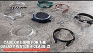 Galaxy Watch 4 Classic Case and Screen Protector Options! - JZK Store Case Review