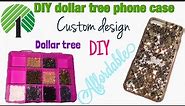 DIY CUSTOM DOLLAR TREE I-PHONE CASE !!