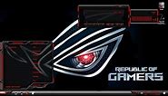 ASUS ROG for Windows 10 20h1 20h2 21h1 - custom theme with icon pack