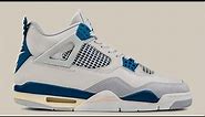 AIR JORDAN IV (4) MILITARY BLUE 2024 is on the way! here is a review, history and some thoughts