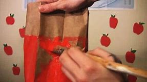 How to Craft a Paper Bag Apple