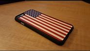 Carved Wooden American Flag Slim iPhone 6 Case Unboxing