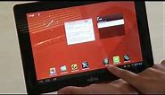 Fujitsu Stylistic M532 tablet video demo