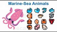 Emoji Meanings Part 15 - Marine-Sea Animals | English Vocabulary