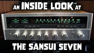 An INSIDE look at the Sansui SEVEN! A review of the Classic Vintage HiFi Receiver.