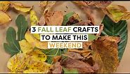 3 Cozy Fall Leaf Crafts & DIYs | Fall Decor DIYs