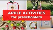 Apple Activities for Preschoolers | Preschool Apple Theme