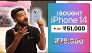 I Bought Apple iPhone 14 in India at ₹51,000*