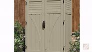 Suncast 2 ft. 8 in. x 4 ft. 5 in. x 6 ft. Large Vertical Storage Shed BMS5700