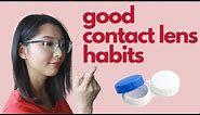 Contact lens habits you NEED to have | Optometrist Explains