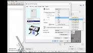 Setting PDF Blueprint Sizes On Canon Plotter Print Driver