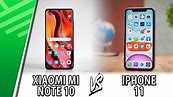 Xiaomi Mi Note 10 VS IPhone 11 | Comparativa | Top Pulso