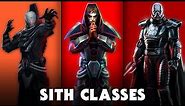 Sith Classes (Legends) - Star Wars Explained