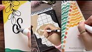 Explore 5 Beautiful Front Page Designs | DIY Notebook Cover Designs | Nhuan Dao Calligraphy