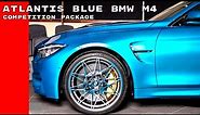 Atlantis Blue BMW M4 Competition Package