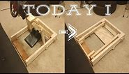 Today I build a Low-profile Collapsible racing wheel stand (2Day I)
