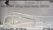 Black Butterfly Ammunition, .450 Bushmaster Ammo, 275 grain Barnes XPB vs. Ballistic Gel