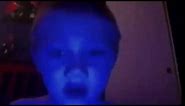 Kid turns blue and starts to scream meme