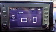 Toyota RAV4 (2019-2024): How To Connect Smartphone Using Bluetooth.