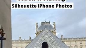 Elevate your silhouettes with these easy-to-follow tips!🤩✨ Follow us for more iPhone camera tips!📱 #iphonephotography #silhouette #silhouettephotography | iPhone Photography School