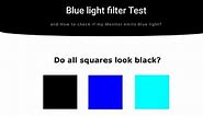 Blue light filter Test | IrisTech